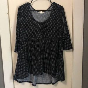 Polka Dot Baby Doll Tee